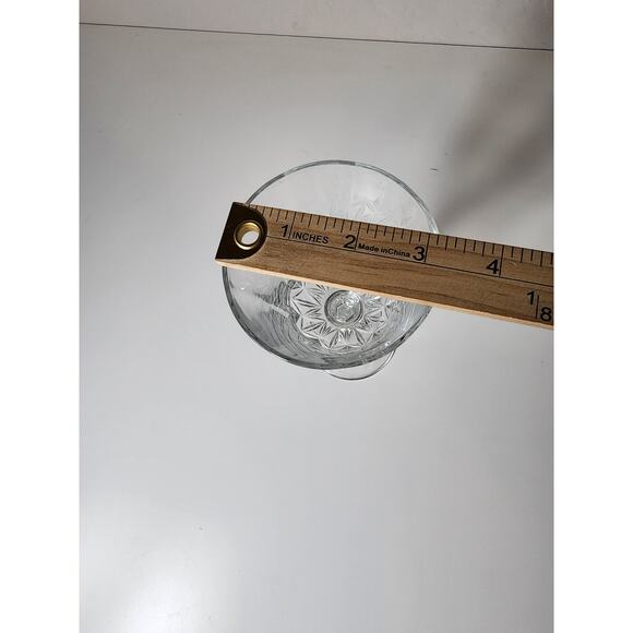 ST GEORGE American Heritage Water Wine Goblets Crystal 8" Tall Set of 2 - Picture 6 of 6